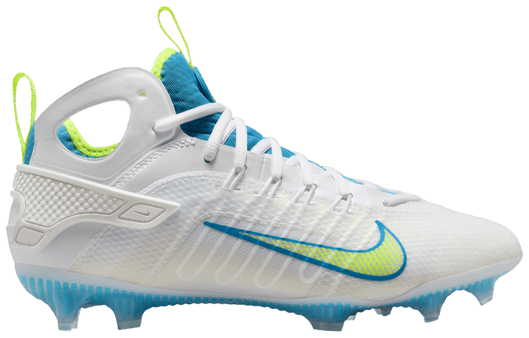 Nike Huarache 9 Elite Mid LAX SE Vivid Blue Volt