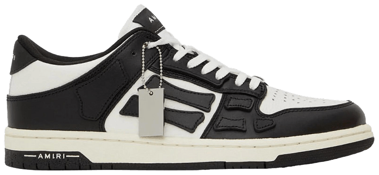 スニーカー AMIRI Woman Sneakers Black AWFOSR1114 BLACK WHITE Buy Amiri Wmns Skel Top Low 'Black White' - PXWFS001 111 | GOAT
