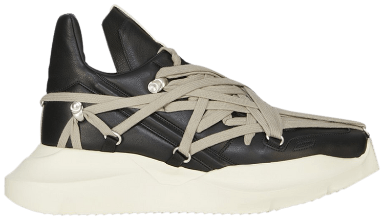 Buy Rick Owens Porterville Megalaced Geth Runner 'Black Buy Rick Owens Porterville Megalaced Geth Runner 'Black