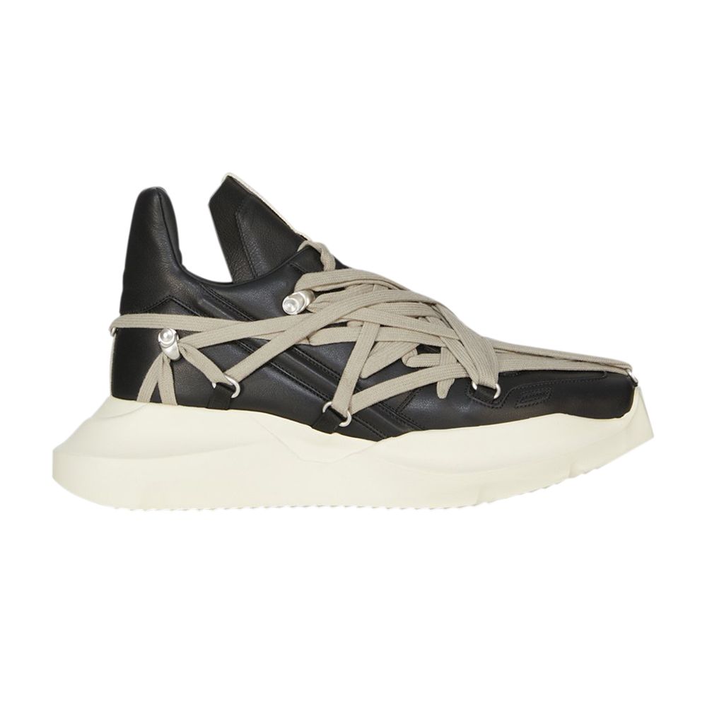 Pre-owned Rick Owens Porterville Megalaced Geth Runner 'black Pearl' | Men's Size 41