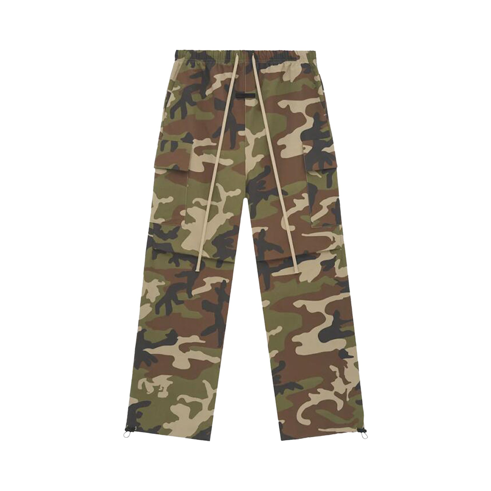Fear of God Essentials Military Nylon Field Pant 'Woodland Camo' | Multi-Color | Men's Size XS