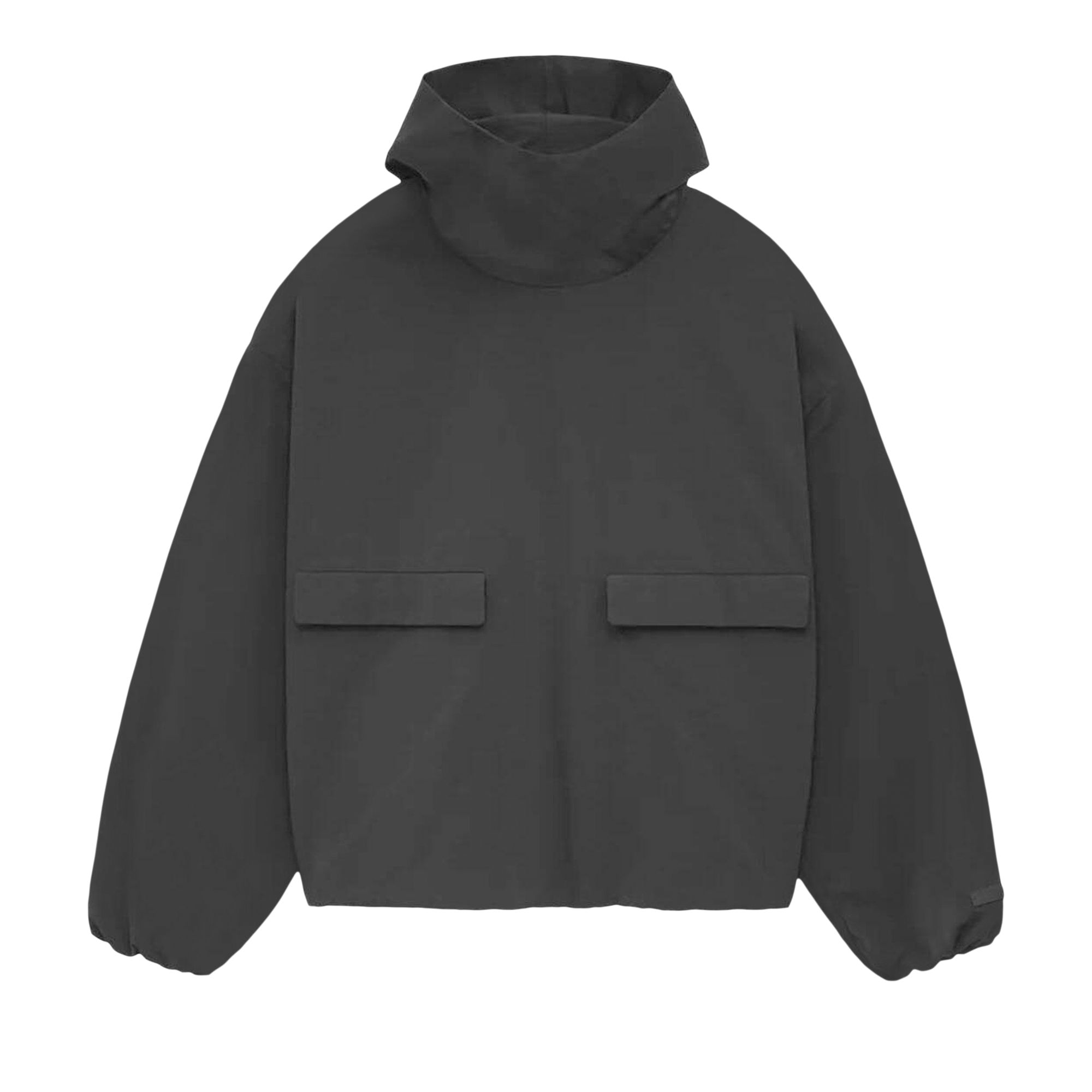 Pre-owned Essentials Fear Of God  Military Nylon Hooded Anorak 'black' | Men's Size Xs