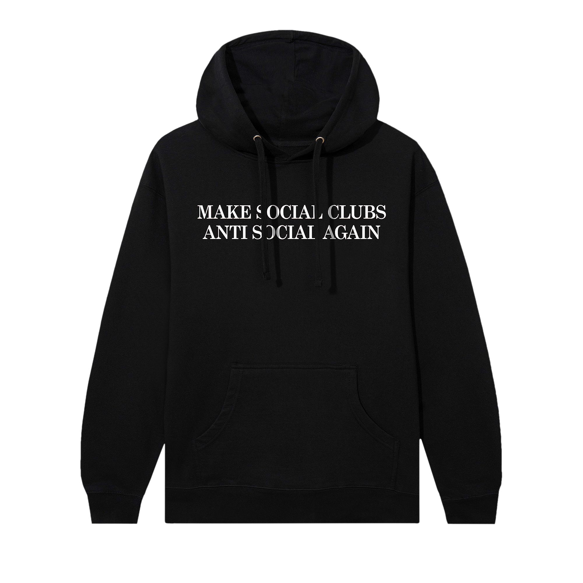 Anti Social Social Club Double Hate Hoodie 'Black' | Men's Size L