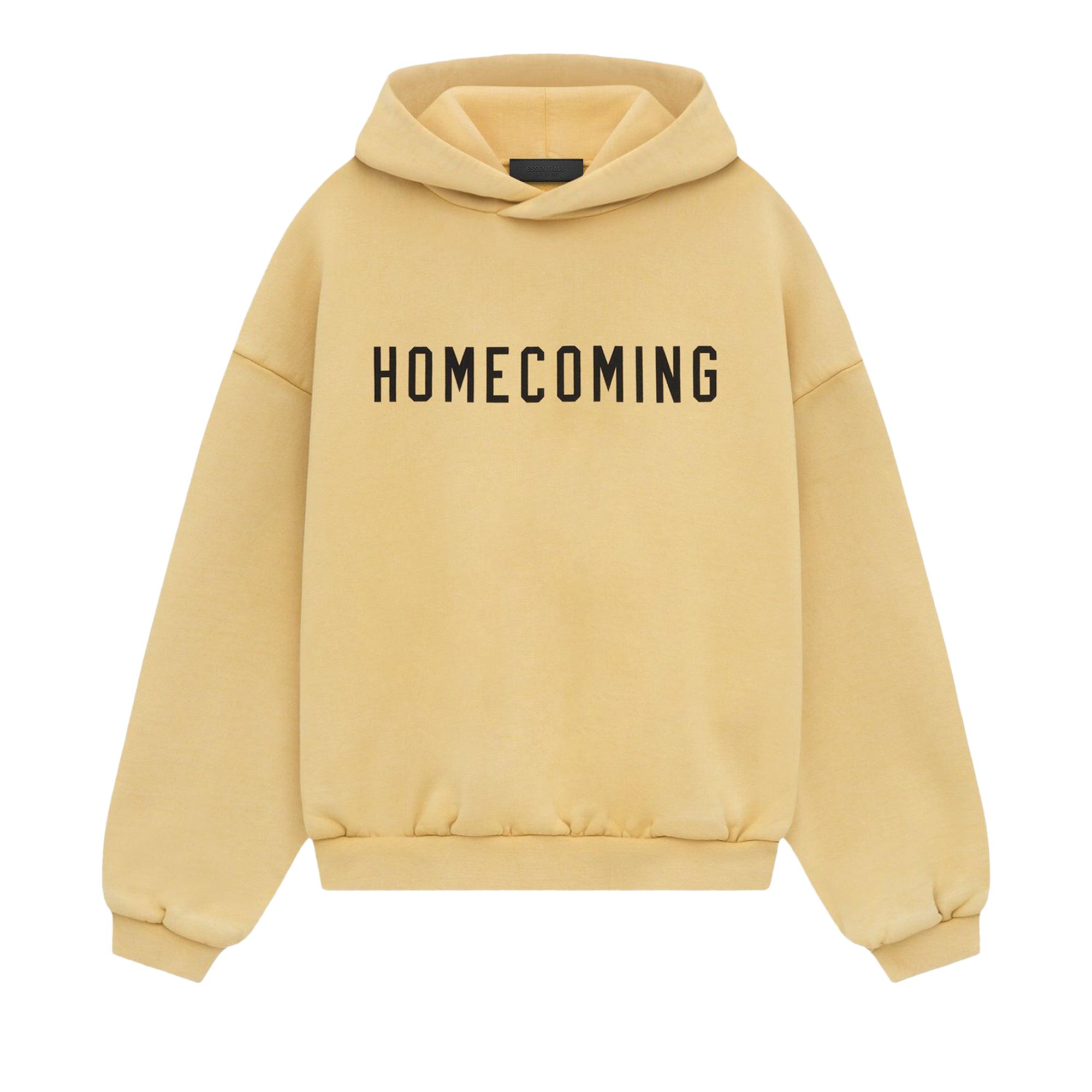 Fear of God Essentials Kids Heavy Fleece Hoodie 'Amber' | Yellow | Kid's Size 12
