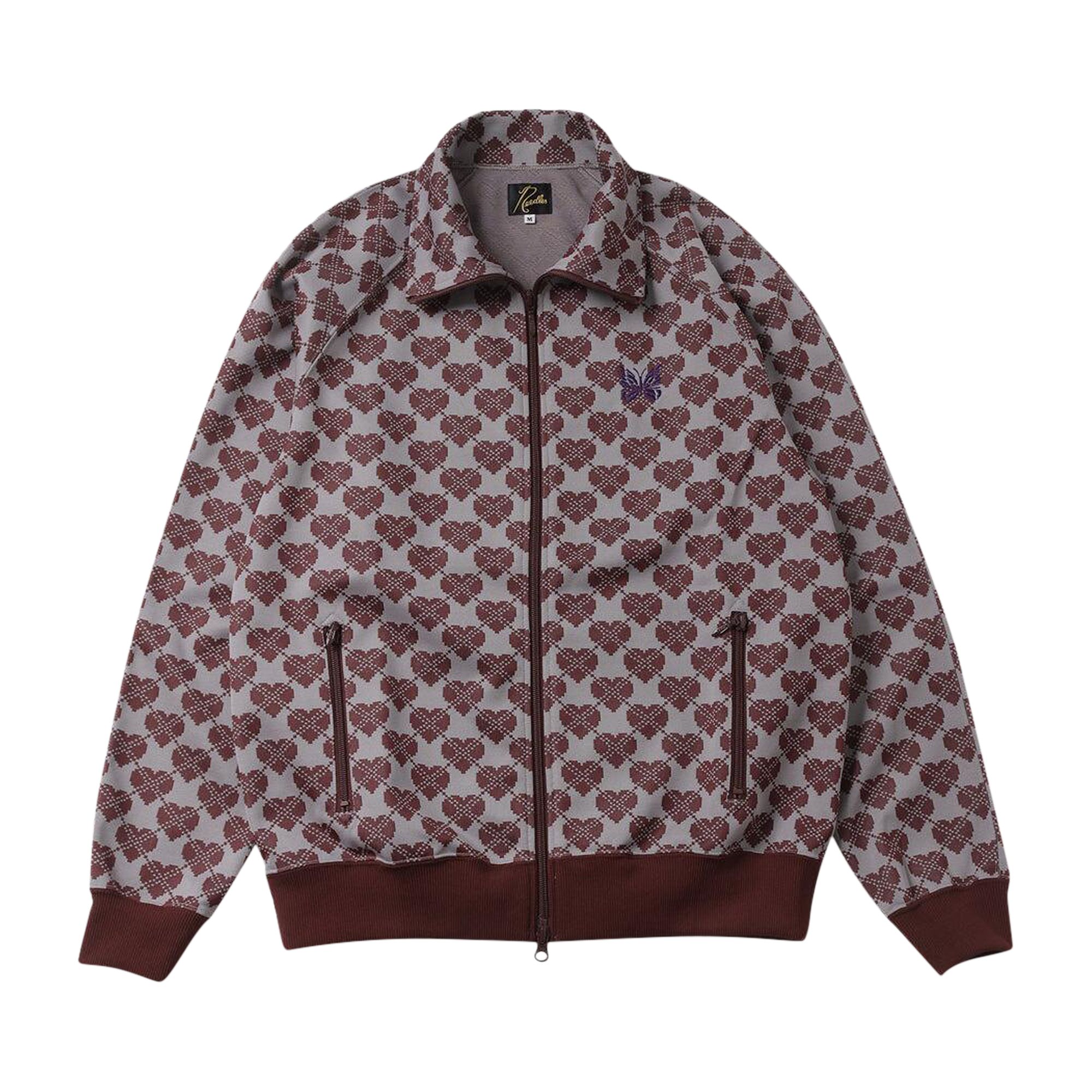 Pre-owned Needles Heart Track Jacket 'grey' | Men's Size Xl