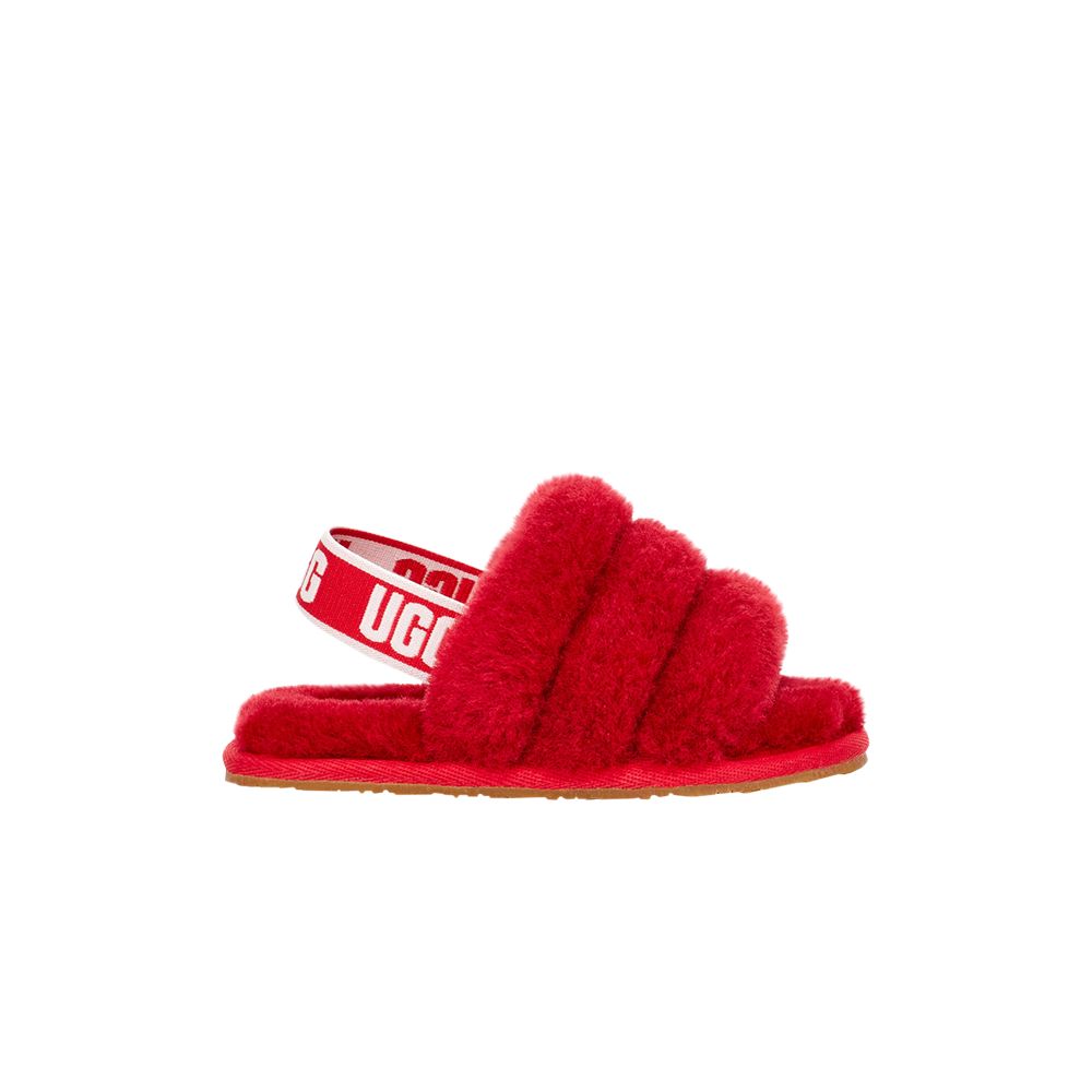 UGG Fluff Yeah Slide Toddler 'Ribbon Red' | Infant Size 8