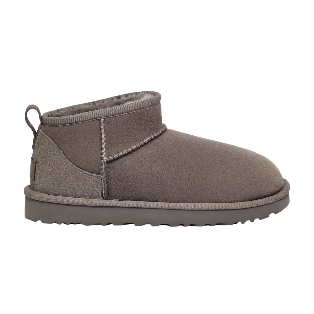 Pre-owned Ugg Wmns Classic Ultra Mini Boot 'grey'