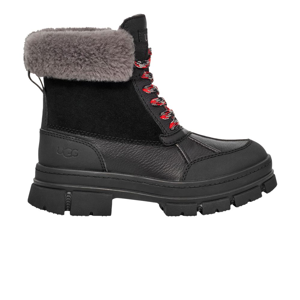 Pre-owned Ugg Wmns Ashton Addie Boot 'black'