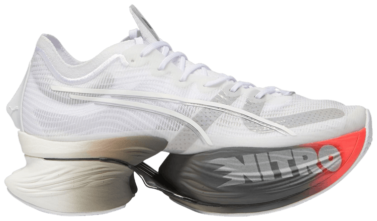 Puma Fastroid Nitro White Silver Cherry Tomato