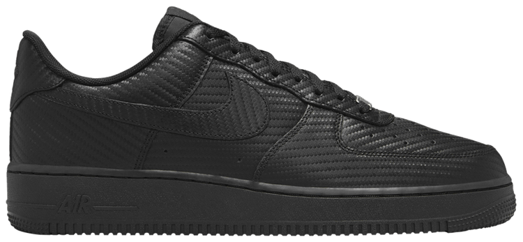 Nike Air Force 1 07 Carbon Fiber Pack   Black