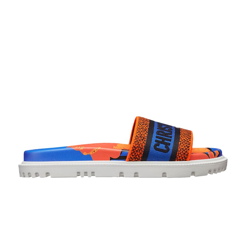 Pre-owned Dior Wmns Dway Slide 'd-flower Pop Em' | Multi-color | Women's Size 38