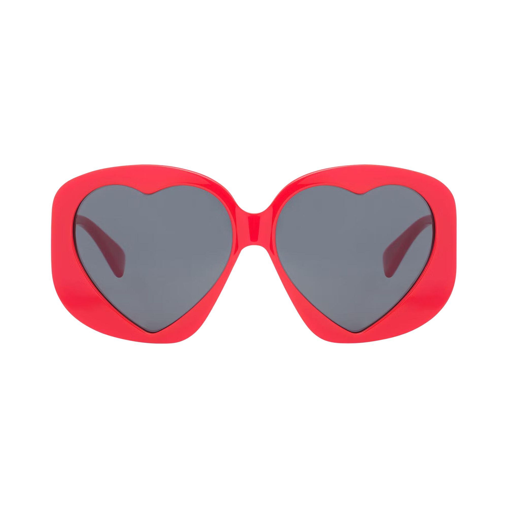 Pre-owned Moschino Heart Lens Sunglasses | Red | Women's Size Onesize