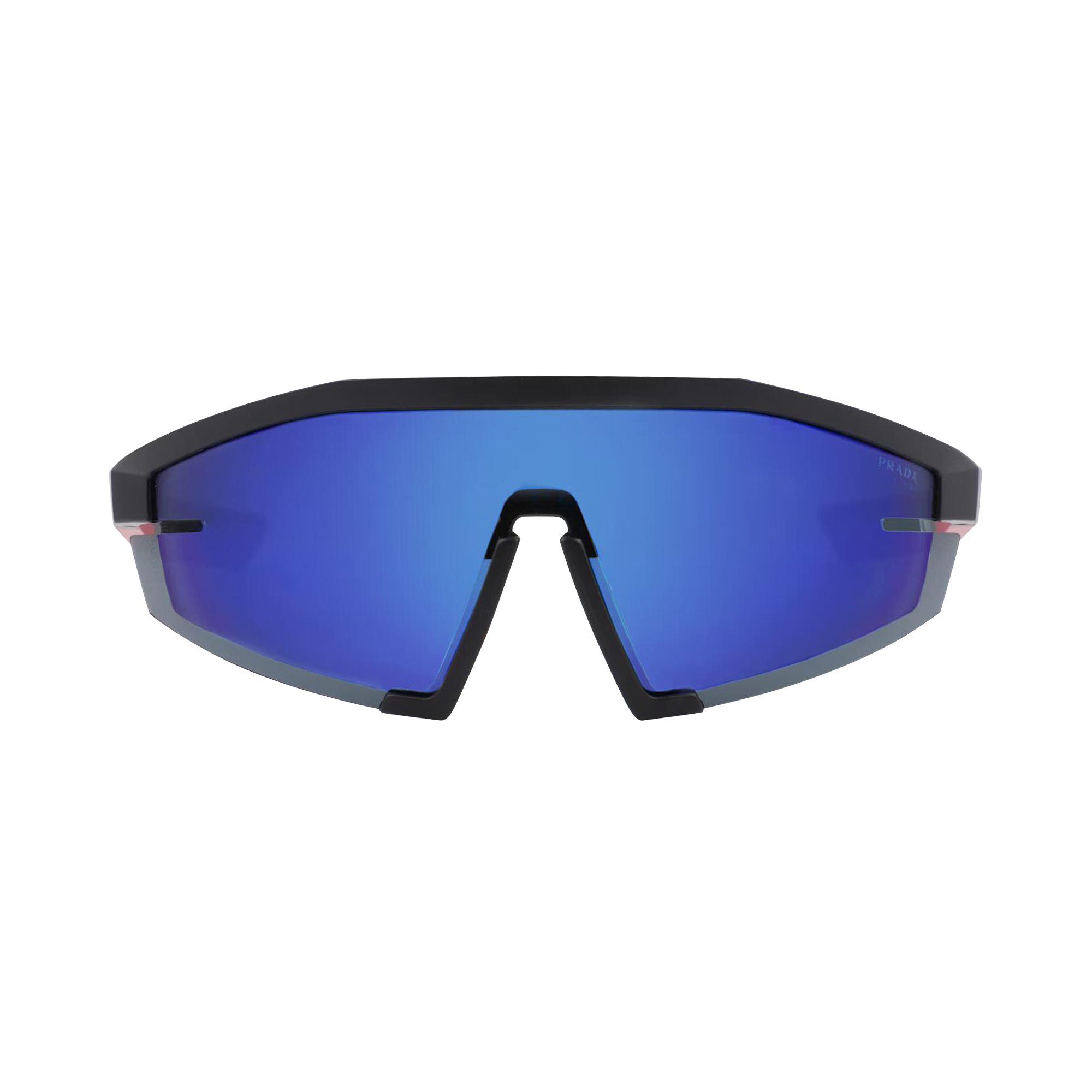 Pre-owned Prada Linea Rossa Impavid Sunglasses | Black | Men's Size Onesize