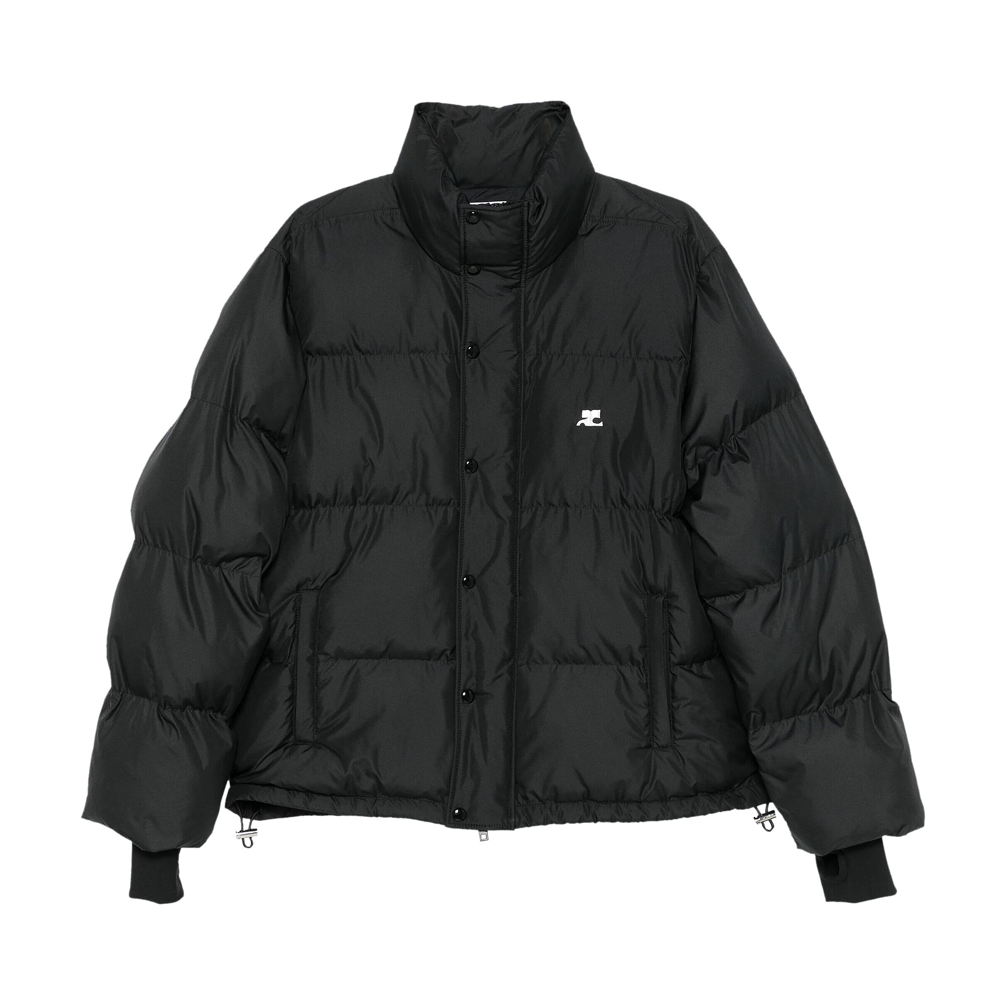 Courrèges Puffer Jacket 'Black' | Women's Size S