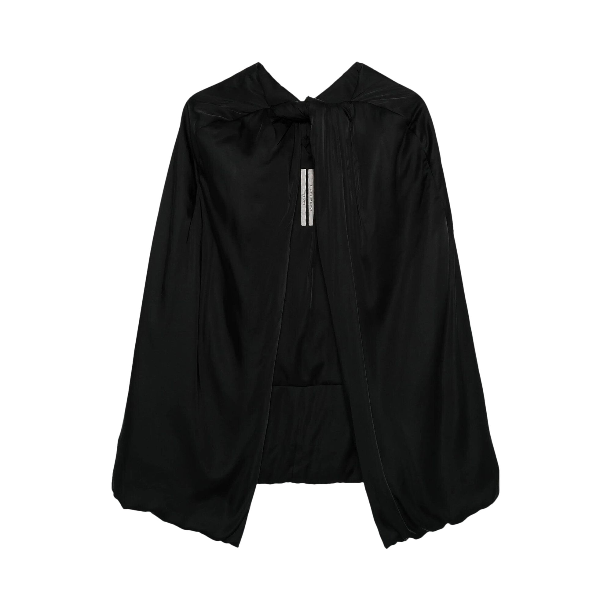 Rick Owens Short Masto Cape 'Black' | Women's Size 38