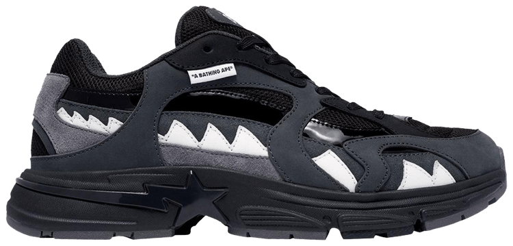 BAPE Wmns Shark Sta Black