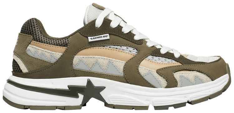 BAPE Shark Sta 2 M2 Olive Drab