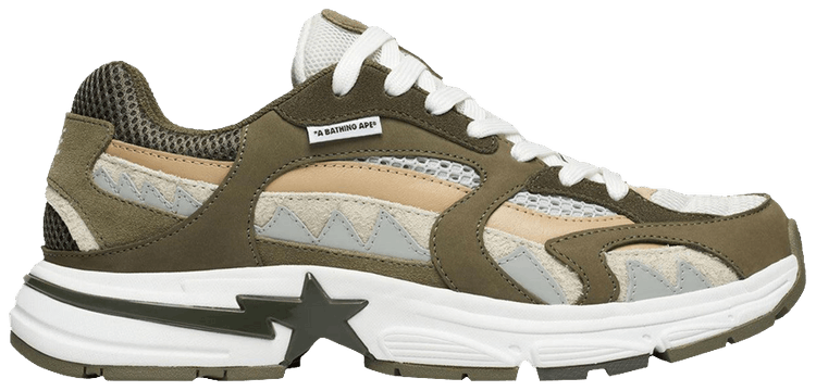BAPE Wmns Shark Sta 2 Olive Drab