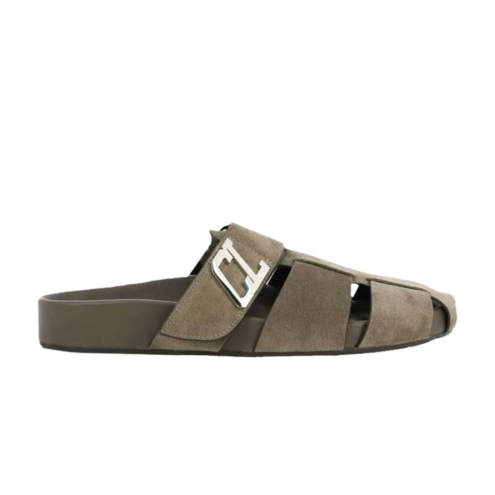 Pre-owned Christian Louboutin Abubizz Flat Sandal 'sierra' | Brown | Men's Size 41