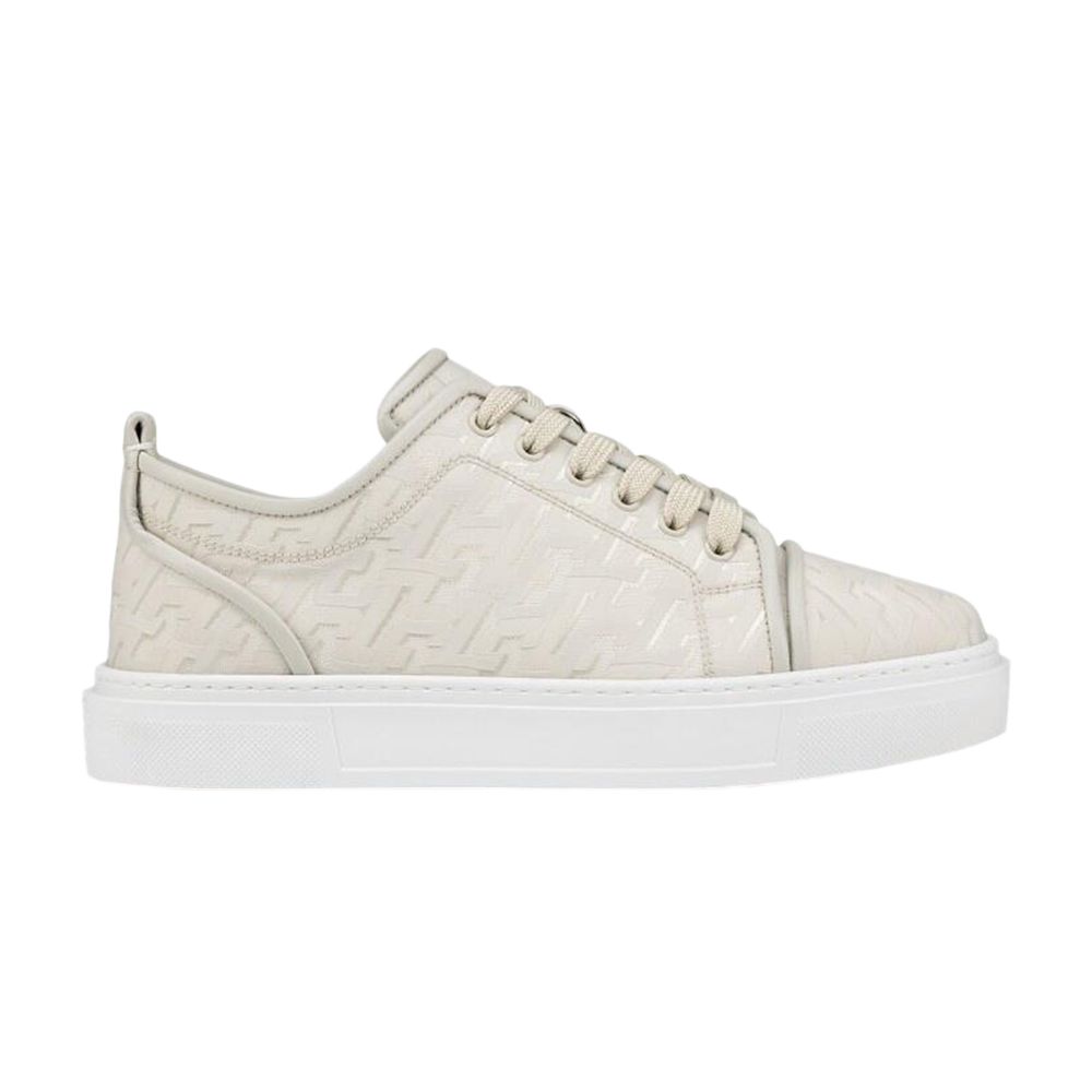 Pre-owned Christian Louboutin Adolon Junior Flat 'albatre' | Cream | Men's Size 41 In White