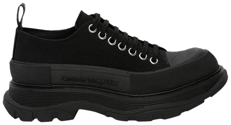 Alexander McQueen Wmns Tread Slick Lace Up Triple Black 2023