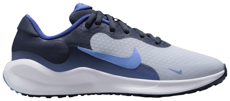 Nike Revolution 7 GS Football Grey Royal Pulse