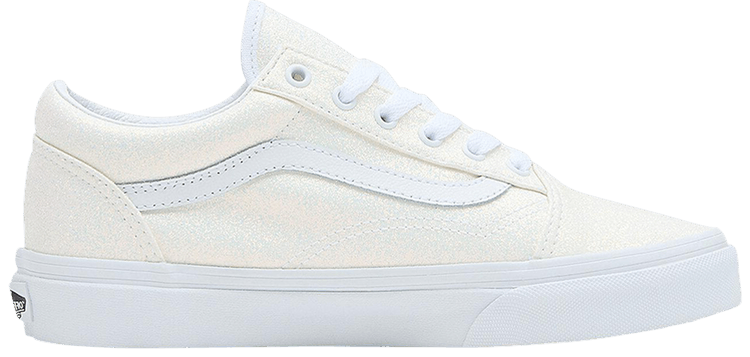 Vans Old Skool Kids Glitter White
