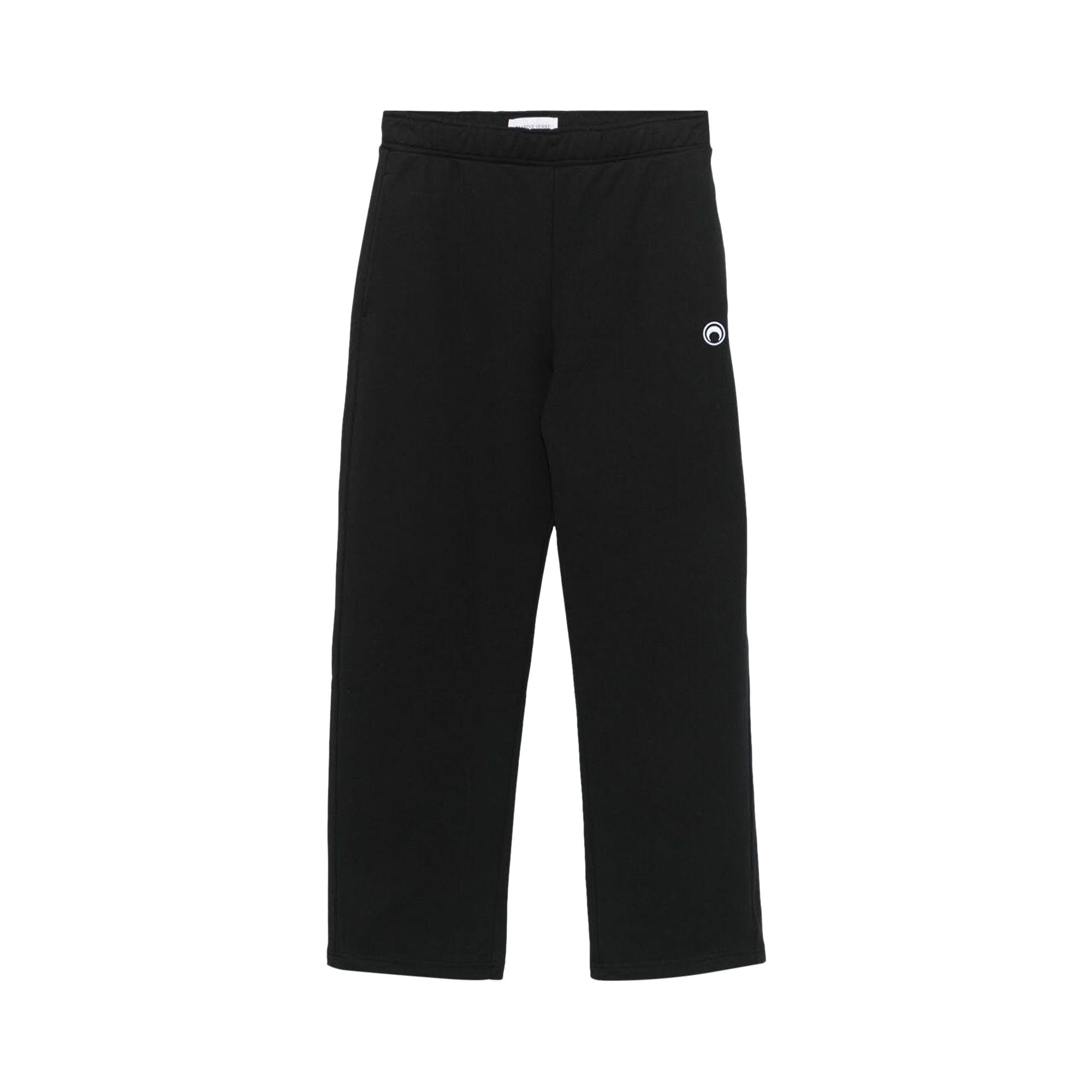 Marine Serre Moon Logo Fleece Sweatpants 'Black' | Men's Size L