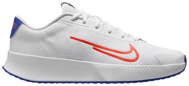 NikeCourt Vapor Lite 2 HC White Hyper Royal Crimson