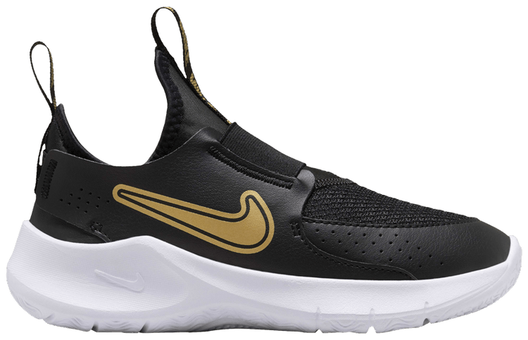 Nike Flex Runner 3 PS Black Metallic Gold