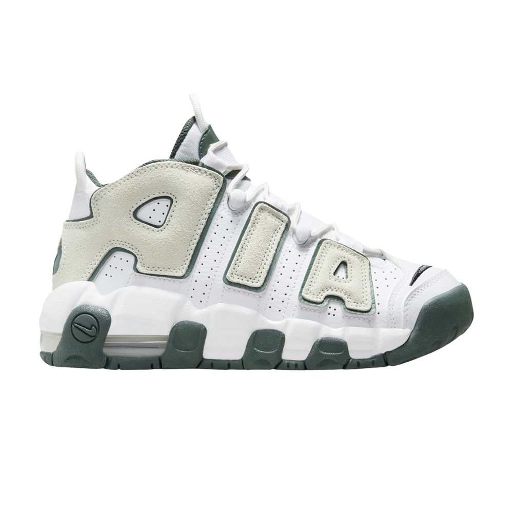 Pre-owned Nike Air More Uptempo Gs 'white Vintage Green' | Kid's Size 6.5