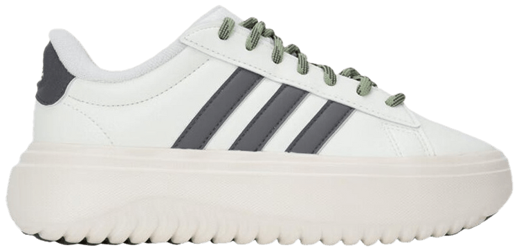 ★adidas★GRAND COURT IH2427★追跡可 Buy Wmns Grand Court Platform 'Ivory Black' - IH2427 | GOAT