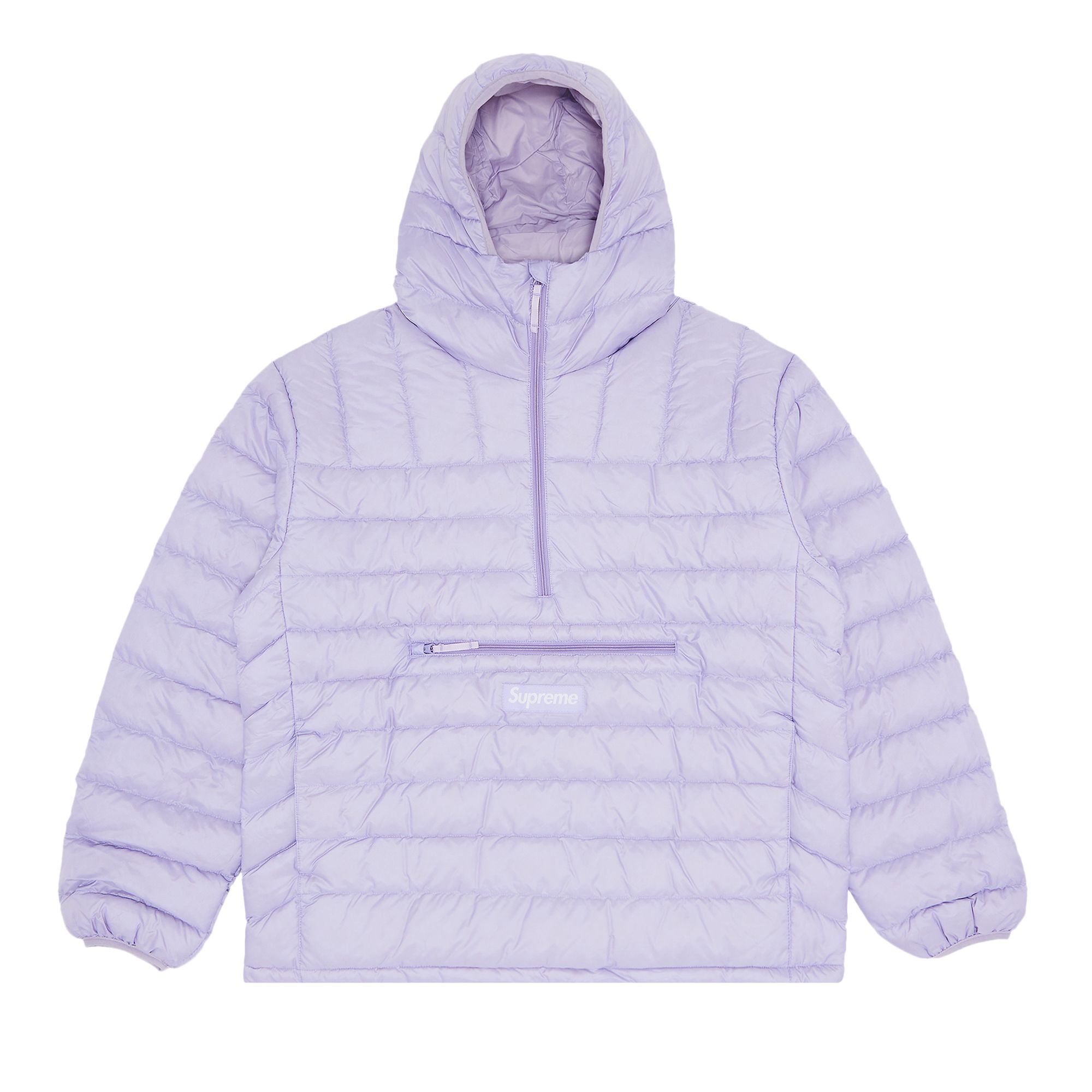 Supreme Micro Down Half Zip Hooded Pullover 'Lilac' | Purple | Men's Size M