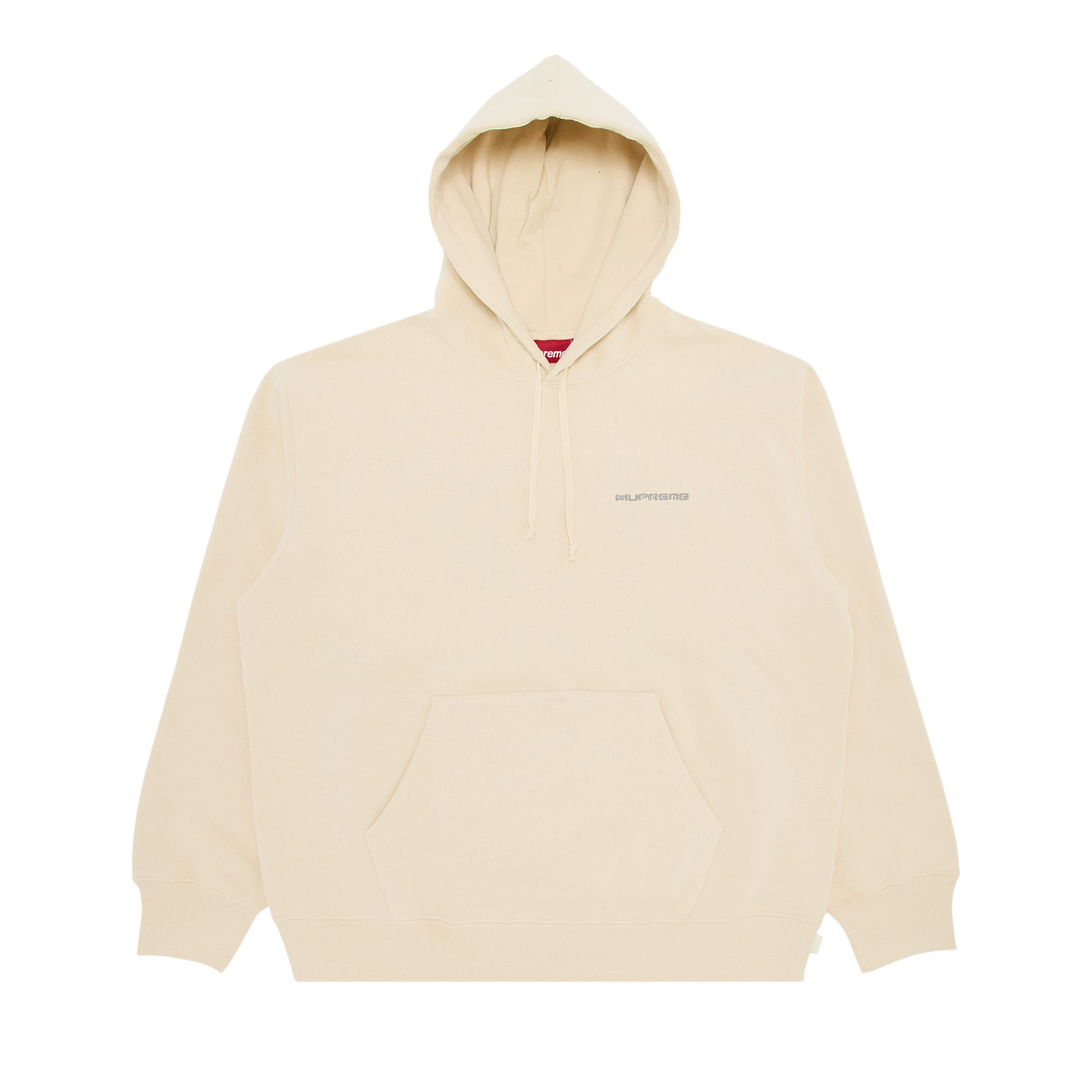 Supreme AOI Stacked Hooded Sweatshirt 'Dark Natural' | Cream | Men's Size XL