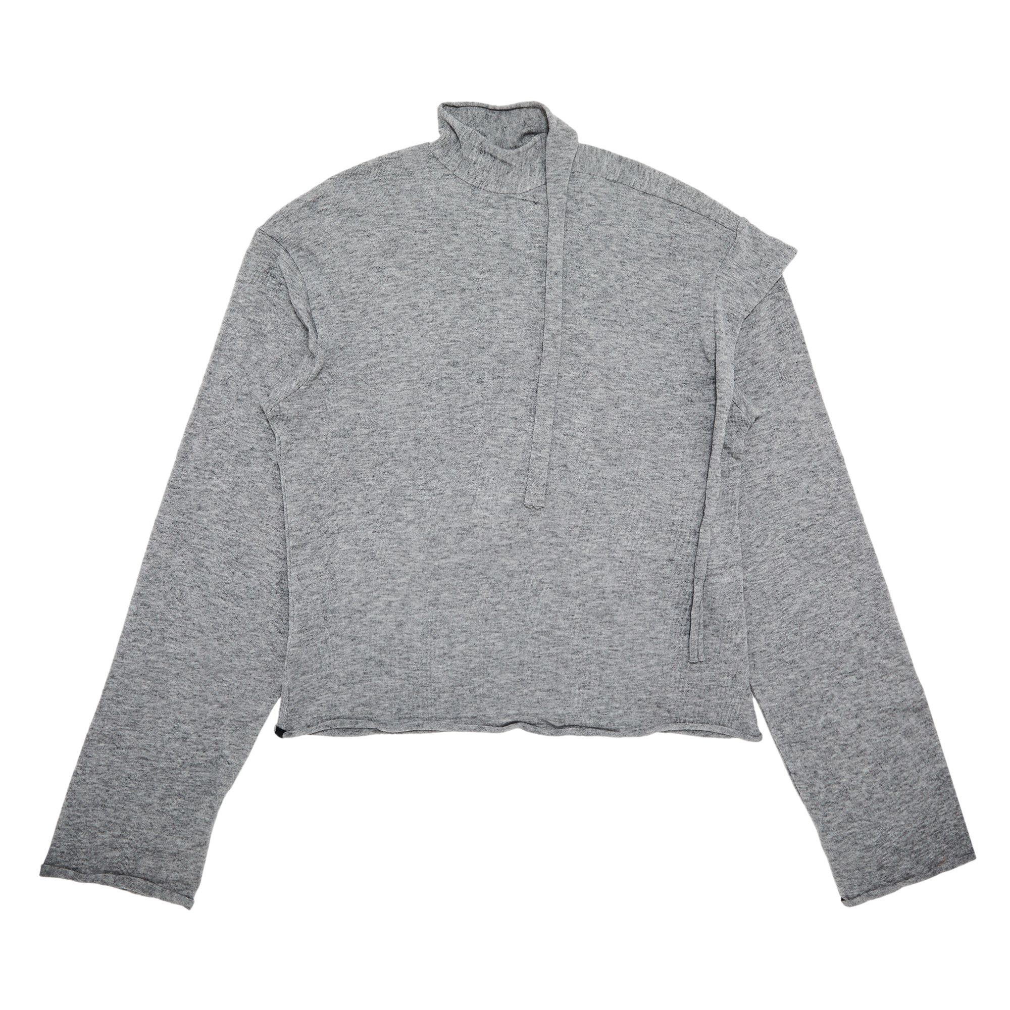 Ottolinger Strap Knit Loose Long-Sleeve 'Grey' | Women's Size M