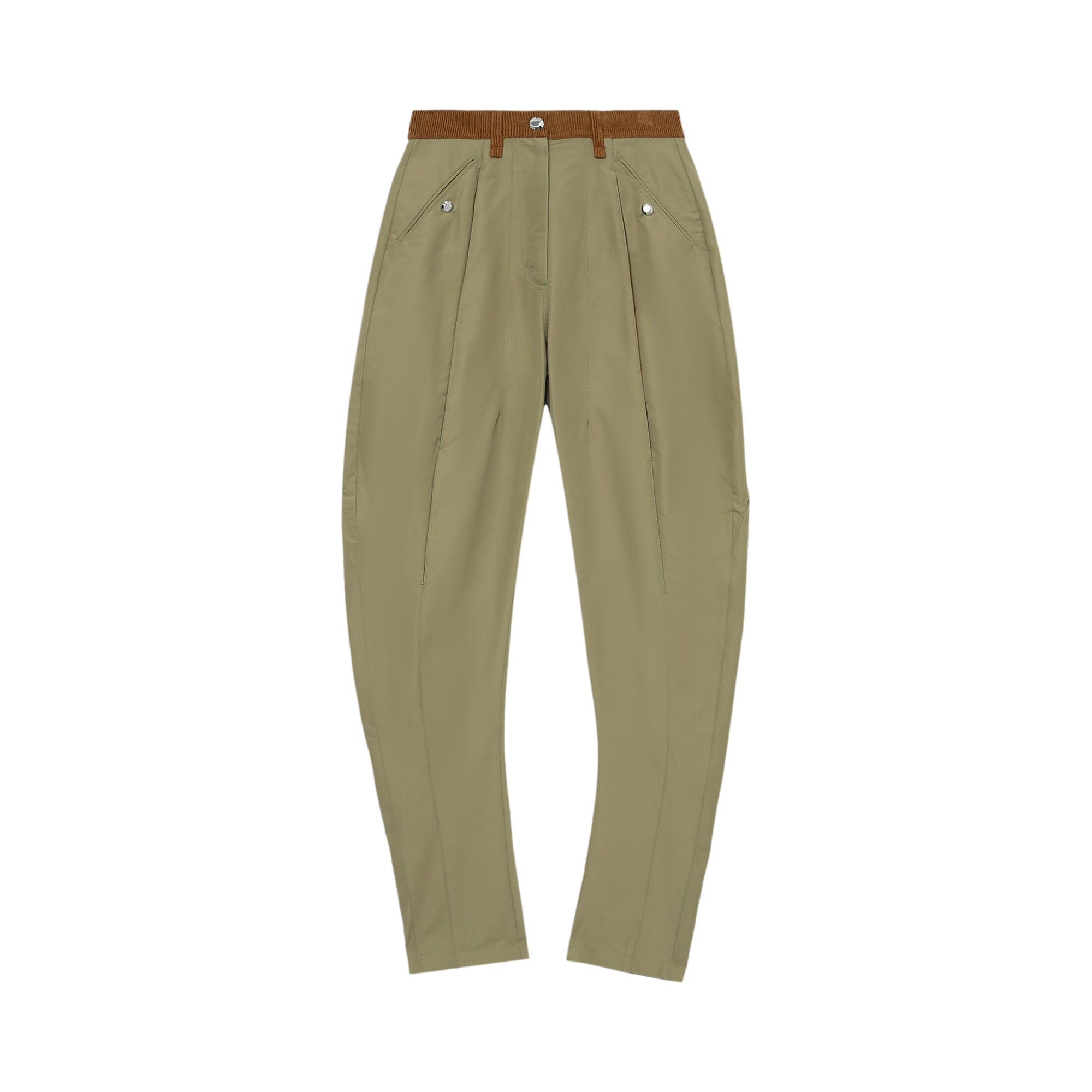 Pre-owned Kiko Kostadinov Chasseur Trouser 'olive Green/honey' | Women's Size 34