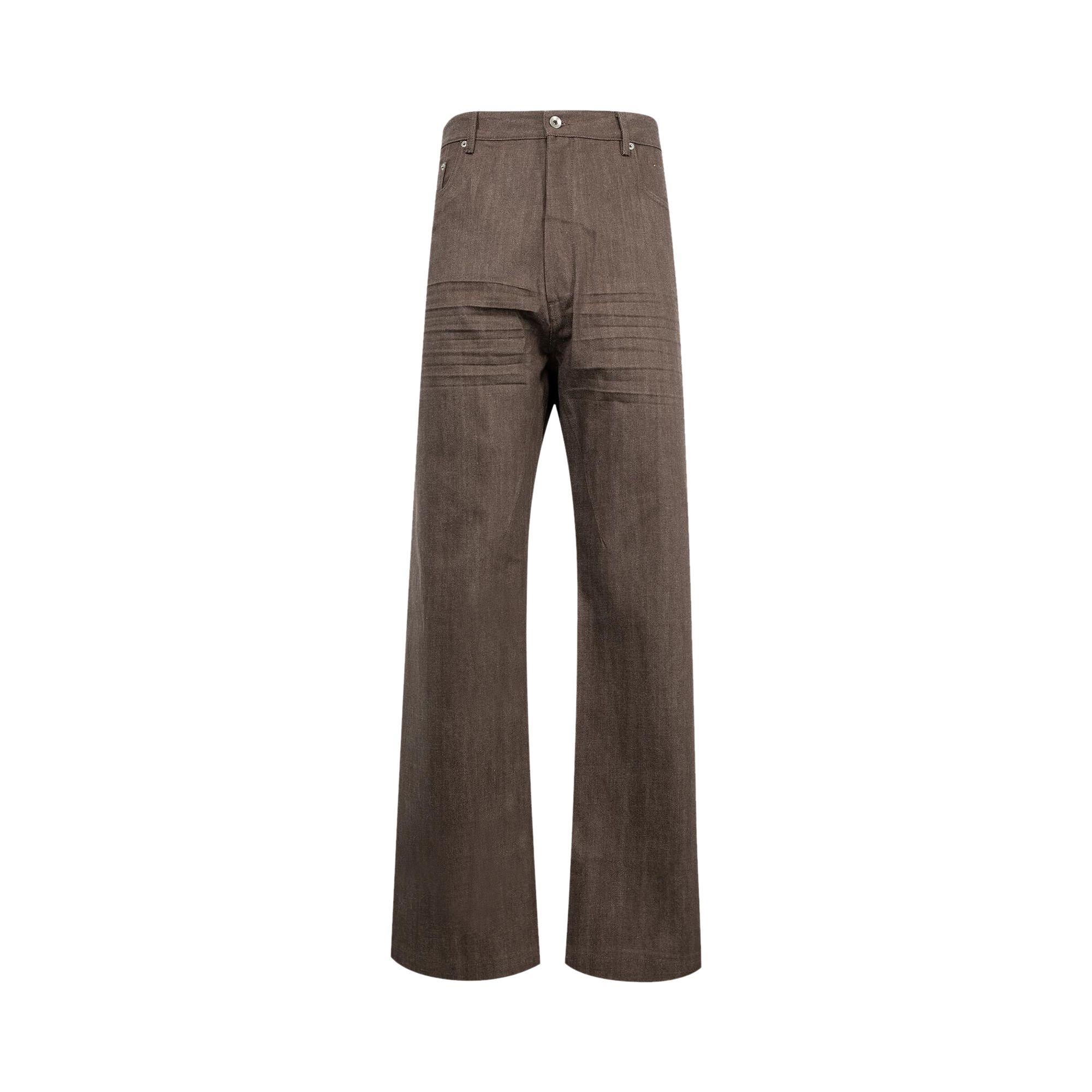 Pre-owned Rick Owens Drkshdw Geth Jeans 'dark Dust' | Brown | Men's Size 32