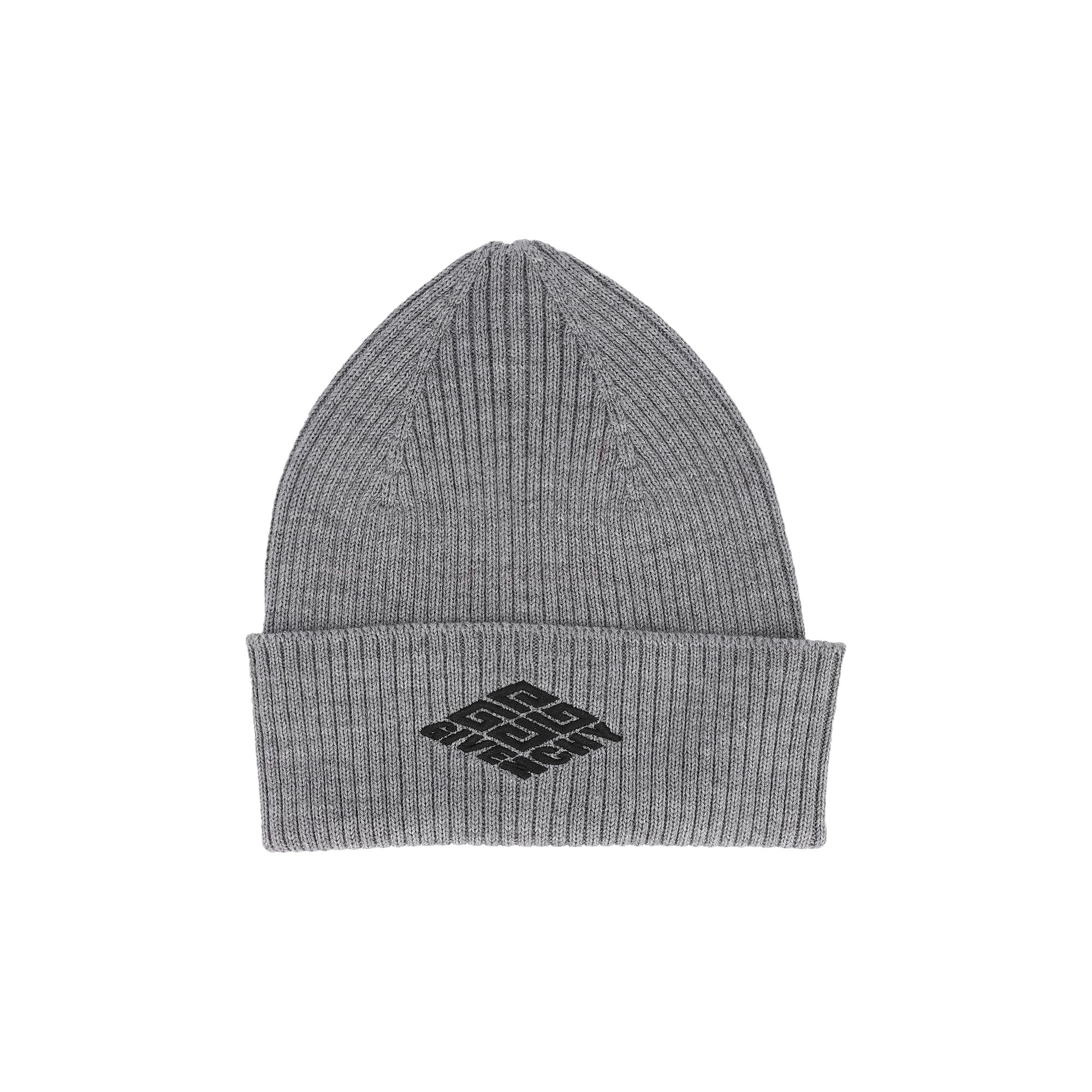 Pre-owned Givenchy Logo Skater Beanie 'grey/black' | Men's Size Onesize
