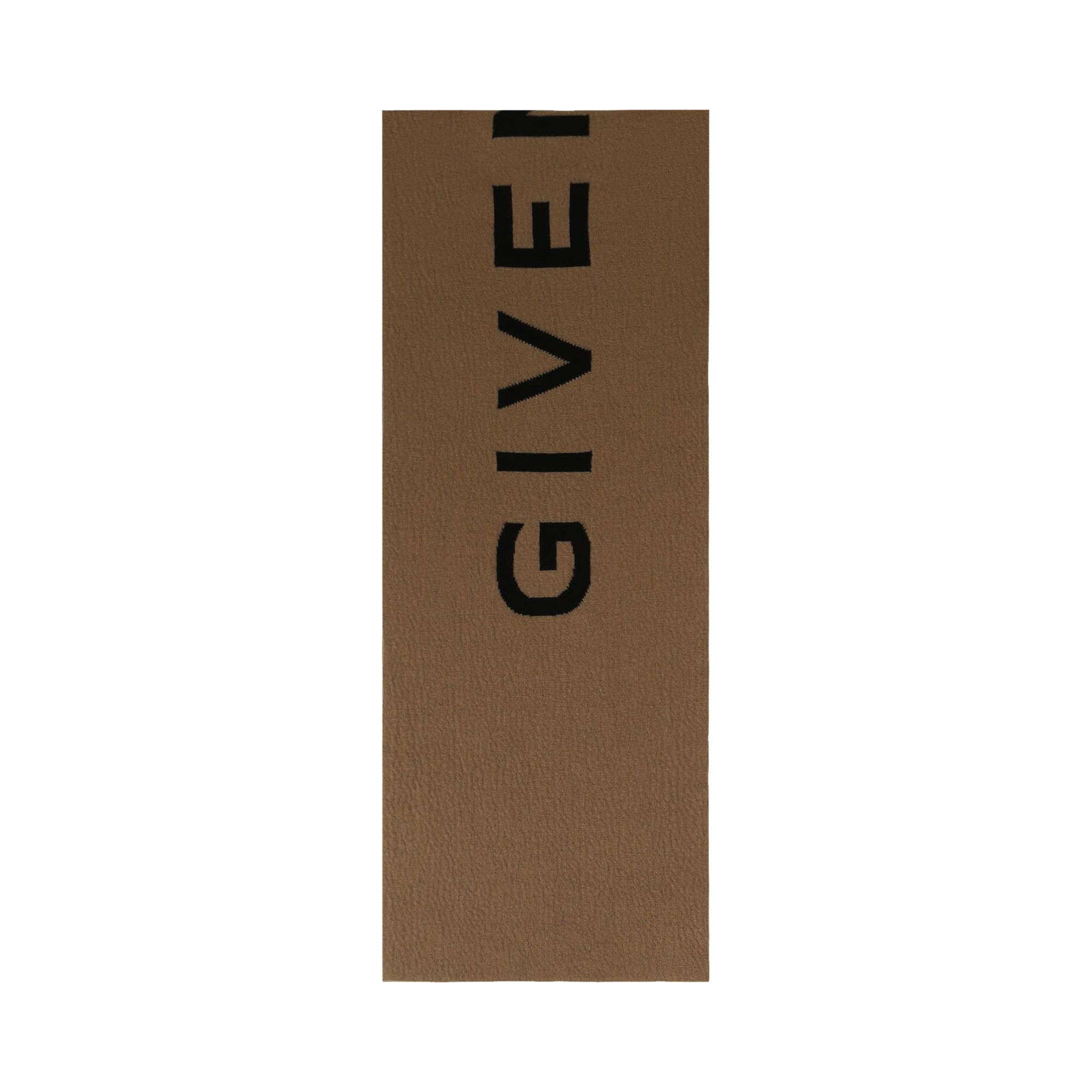 Givenchy Double Face 4G Logo Scarf 'Havana/Black' | Brown | Men's Size Onesize