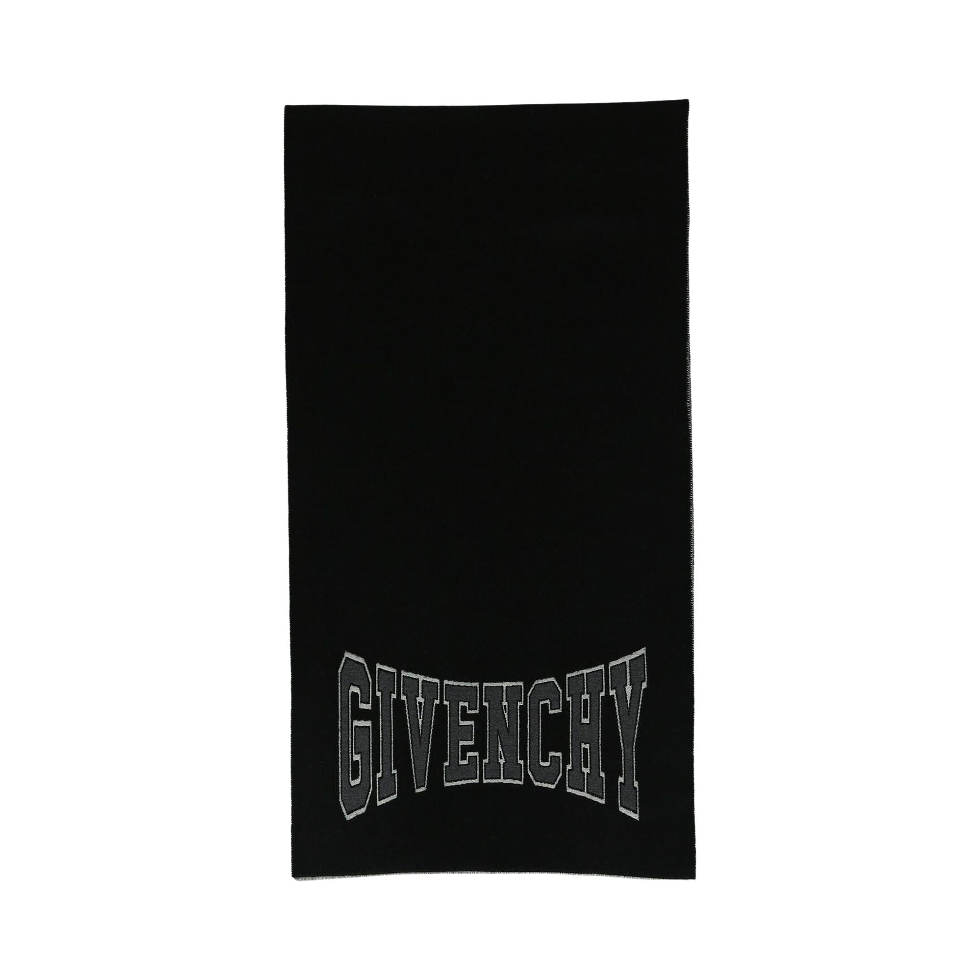 Pre-owned Givenchy Logo Stars Scarf 'black/grey' | Men's Size Onesize