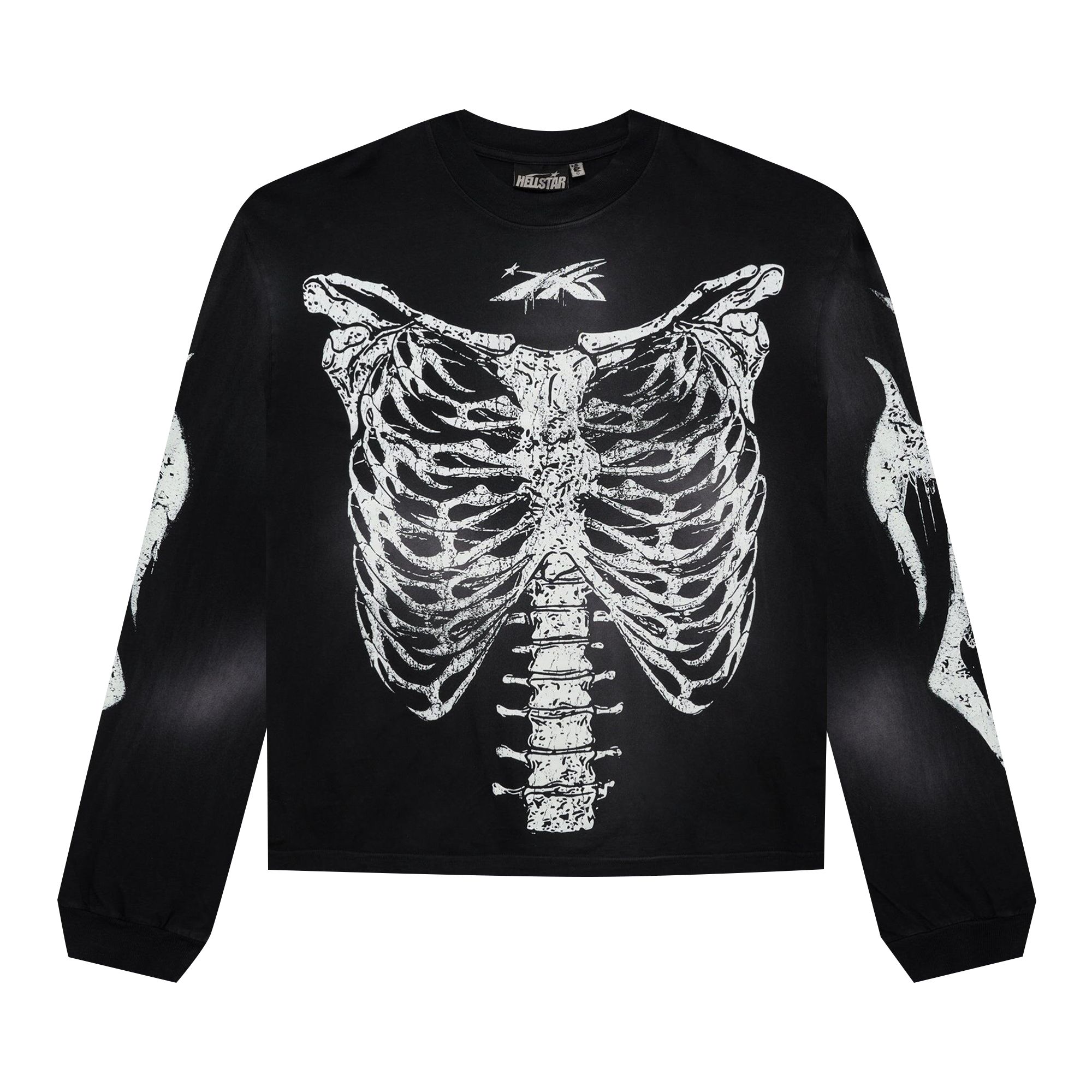 Hellstar Skeleton Long-Sleeve 'Black' | Men's Size S