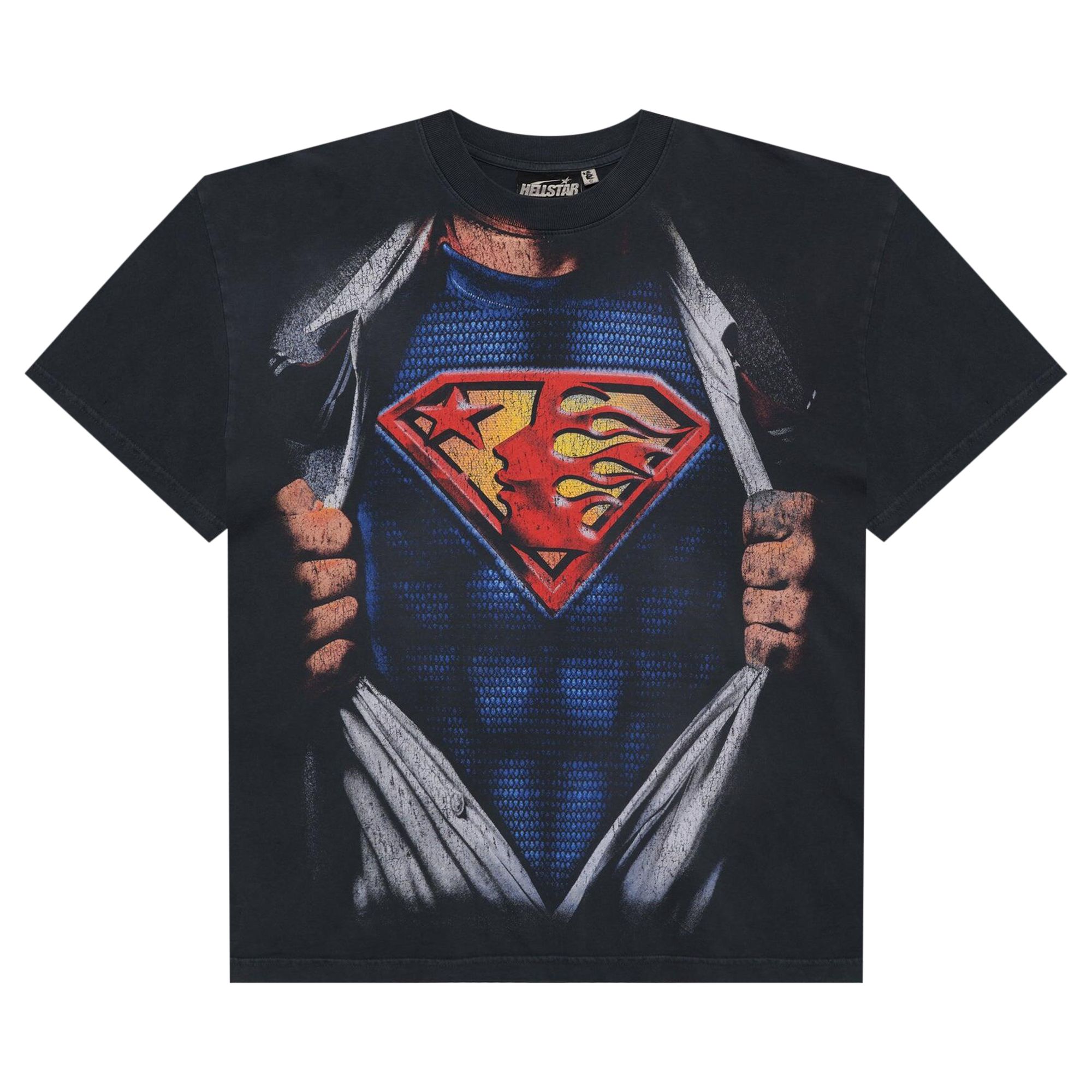 Hellstar Superhero T-Shirt 'Black' | Men's Size XL