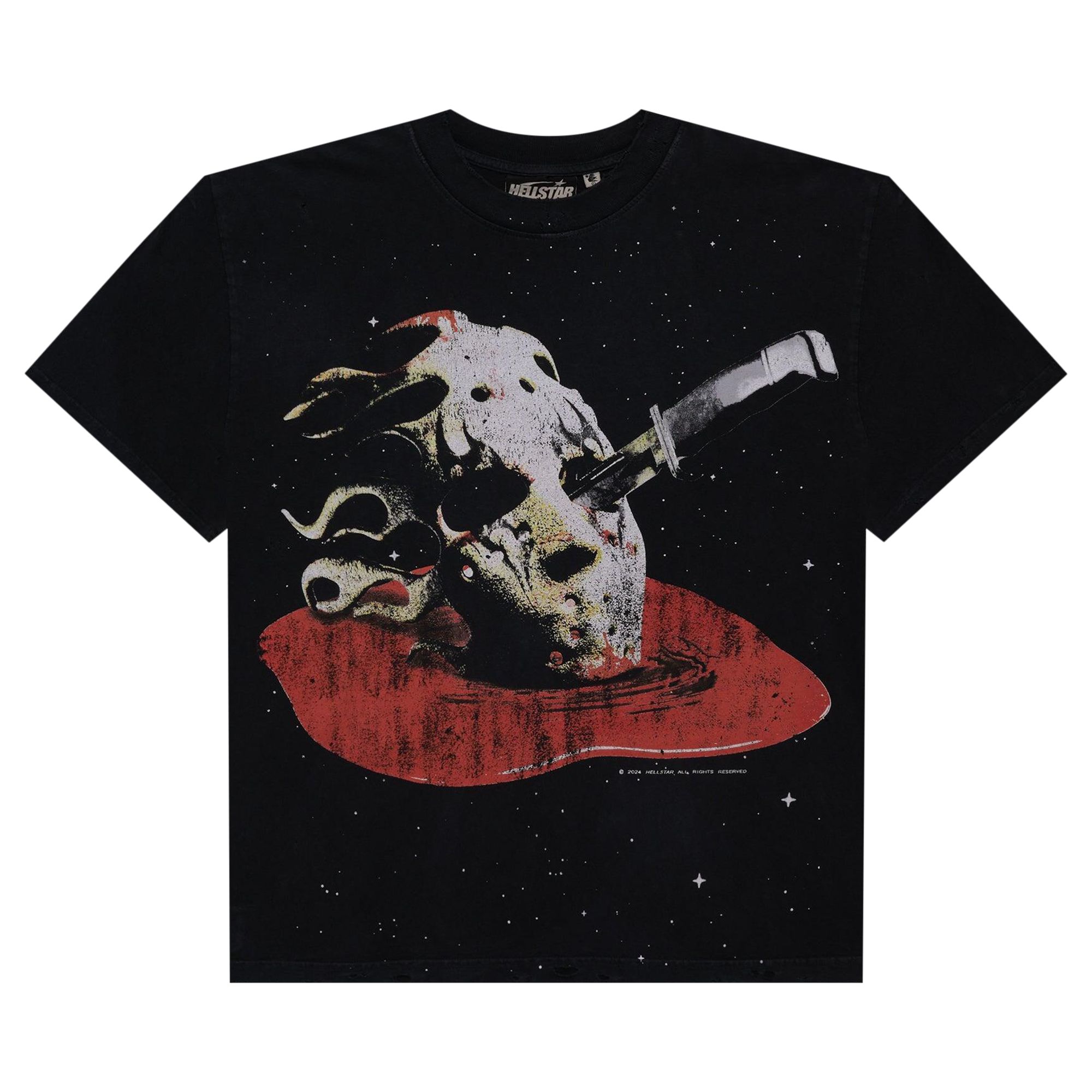 Hellstar Killer Mask T-Shirt 'Black' | Men's Size XS