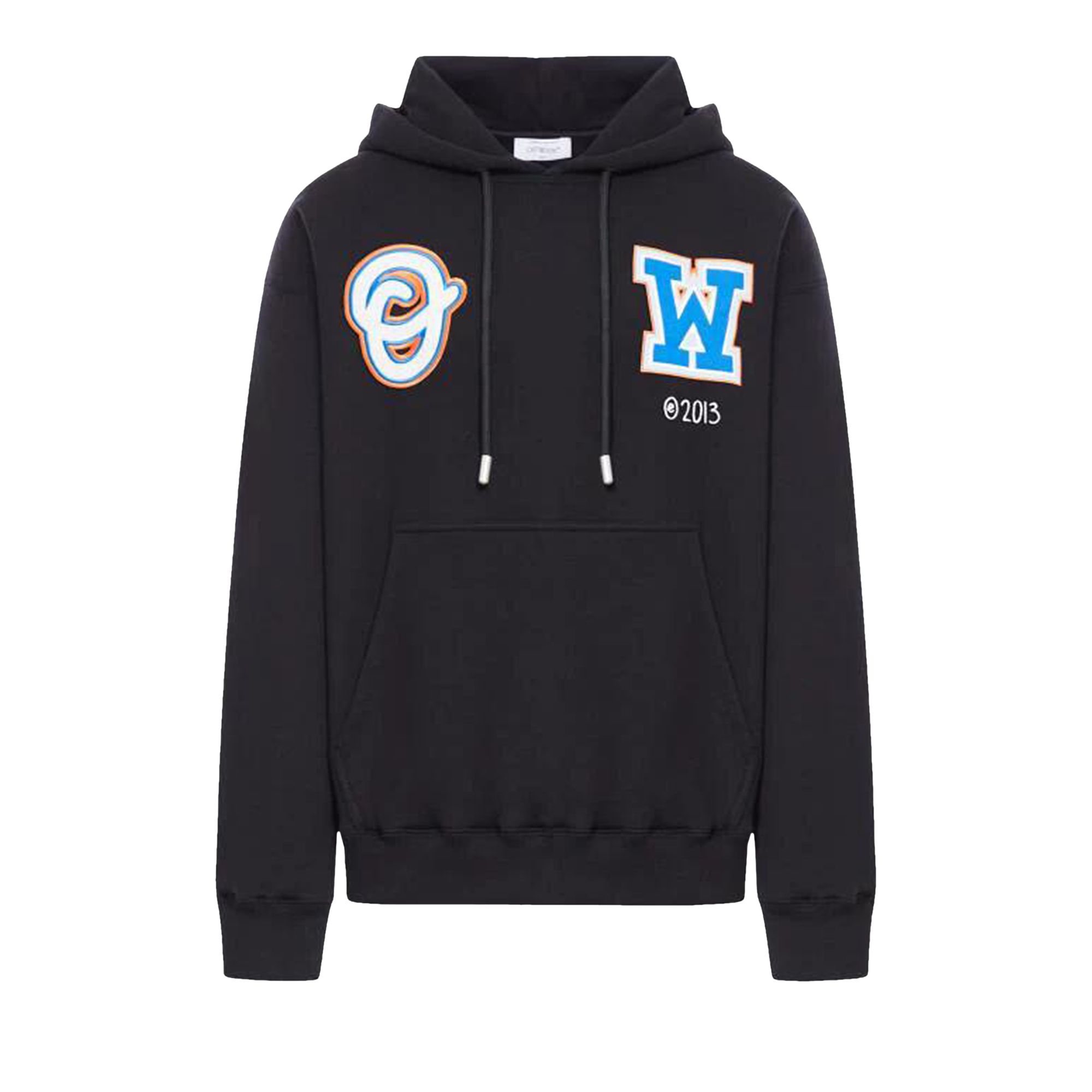 Pre-owned Off-white Wiz Patch Skate Hoodie 'black/multicolor' | Men's Size M