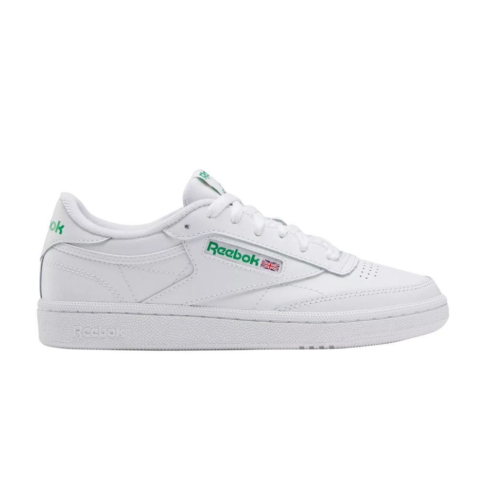 Pre-owned Reebok Wmns Club C 85 'white Green'