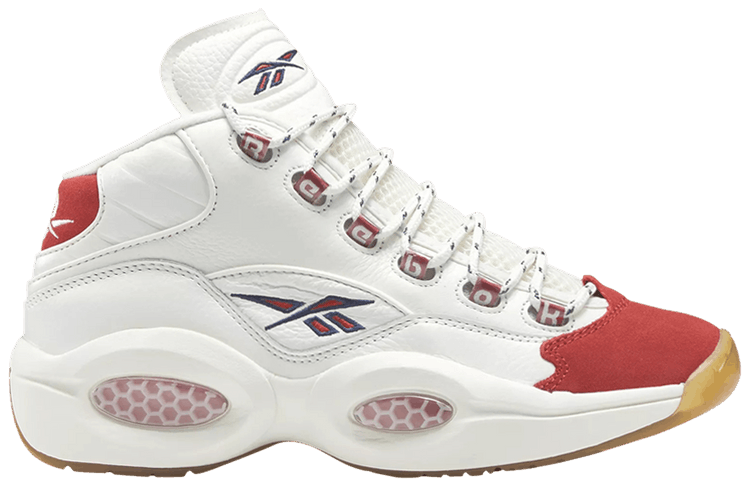 Reebok Question Mid Vintage Red Toe
