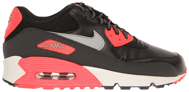 Nike Air Max 90 GS Black Atomic Red