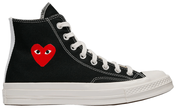 COMME DES GARCONS メンズ スニーカー AZ K129 001 2 Buy Comme des Garçons PLAY x Chuck 70 High 'Small Red Heart