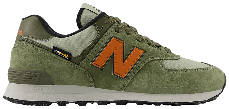 New Balance 574 Cordura Pack   Dark Olivine