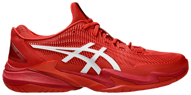 【極美品】COURT FF3 NOVAK （AC）Rust/White 26cm ASICS Court FF 3 Novak (M)